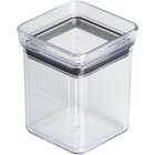 Pote Acrílico Hermetic Mini 180ml Quadrado