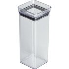 Pote Acrílico Hermetic Mini 340ml Quadrado