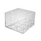 Pote Acrílico Porta Pincéis Maquiagem Com 9 Nichos