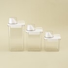 Pote Com Copo Medidor E Trava 1800Ml Oikos