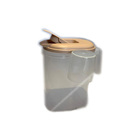 Pote Com Tampa Articulada E Copo Medidor Be Kit 2 Peças