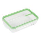 Pote com Travas Plstico Transparente 820mL Sanremo