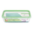 Pote com Travas Plstico Transparente 820mL Sanremo