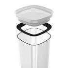 Pote Com Vedação Hermética Em Silicone 1,5l Pote De Plástico