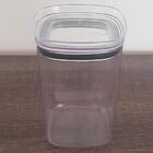 Pote Com Vedação Hermética Organizador Com Tampa Em Silicone