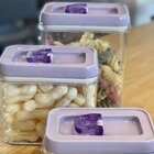 Pote De Acrílico Retangular 600ml - Oxford Porcelanas