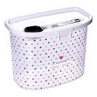 Pote De Açúcar Corações Coloridos Com Colher Na Tampa 2 3 Lit