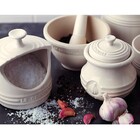 Pote De Alho De Cerâmica Creme Le Creuset