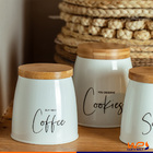 Pote De Café 800ml Aço Carbono 11x12cm - Wp Connect - Branco