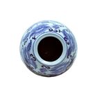 Pote De Porcelana Oval Com Tampa Oldway