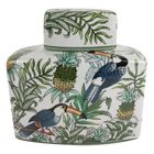 Pote De Porcelana Tucano 21cm X 11cm X 20cm