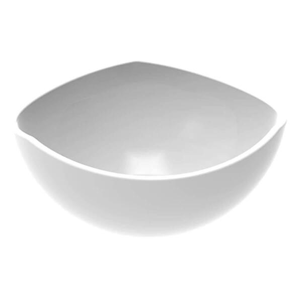 Pote De Sobremesa Doces Branco Avulso 265ml Plástico Trio Cri