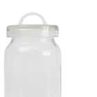 Pote De Vidro 1,5l Com Alça Na Tampa Redondo - Mozcada U Tran