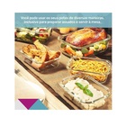 Pote De Vidro 320ml Com Fechamento Hermético 4 Travas Marmita