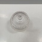 Pote De Vidro Ballon Com Tampa Design Elegante 15x8x8cm Luxo