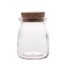 Pote De Vidro Borossilicato Porta Tempero Com Tampa De Cortiç