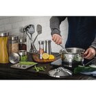 Pote De Vidro Com Tampa De Aço Inox 10cm 0,4 Litros Purezza