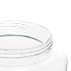 Pote De Vidro Com Tampa Em Acrílico Lyor Gold Rose 800ml