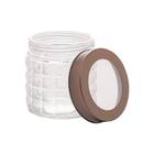 Pote De Vidro Com Tampa Hash 11x12cm 840ml