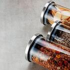 Pote De Vidro Com Tampa Hermética Borossilicato E Inox 750ml