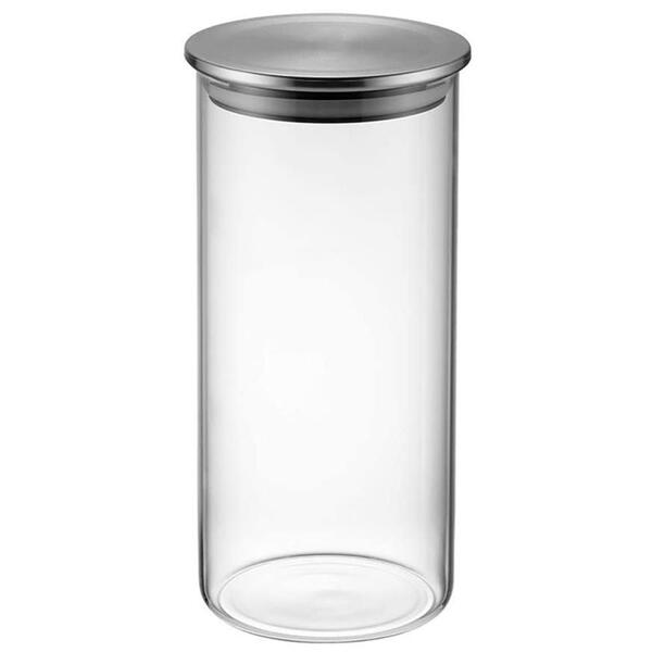 Pote De Vidro Com Tampa Hermética Borossilicato E Inox 750ml