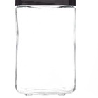 Pote De Vidro Com Tampa Tendenza 1 3l Kit 3 Peças Invicta - P