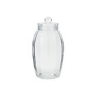 Pote De Vidro Com Tampa Wincy 0 8 Litro 18cm Incolor