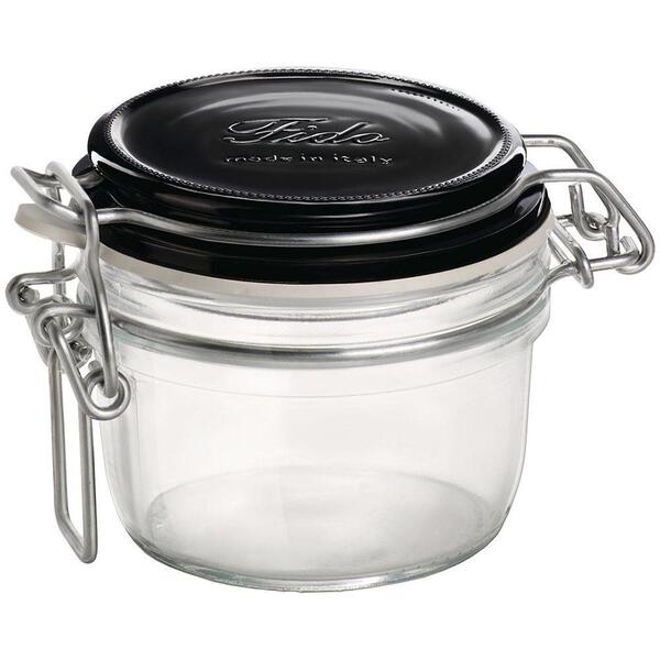 Pote De Vidro Fido Bormioli Rocco Hermético Com Tampa 125ml