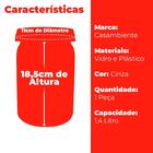 Pote De Vidro Hermético Para Mantimento Cook With Love 1,4 Li