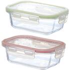 Pote De Vidro Hermetico Retangular 400ml.