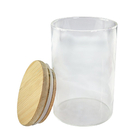 Pote De Vidro Hermético Vidro E Bambu 450ml Vda14104