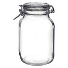 Pote De Vidro Italiano Bormioli Rocco Fido Hermético 2000m