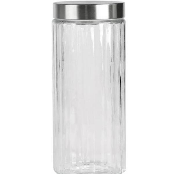 Pote De Vidro Liso Collection 2,2l C/tampa