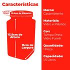 Pote De Vidro Para Mantimento Bon Appetit Preto 1,5 Litro - C