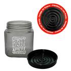 Pote De Vidro Para Mantimento Bon Appetit Preto 1 Litro - Cas