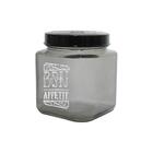 Pote De Vidro Para Mantimento Bon Appetit Preto 1 Litro - Cas