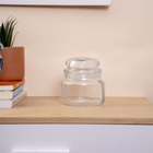 Pote De Vidro Redondo Com Tampa Hermética 350ml - Mozcada Tra