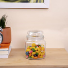 Pote De Vidro Redondo Com Tampa Hermética 500ml - Mozcada Tra