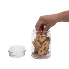 Pote De Vidro Redondo Com Tampa Hermética 800ml - Mozcada Tra