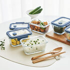 Pote De Vidro Retangular - Válvula Na Tampa - 1900ml - Neofla