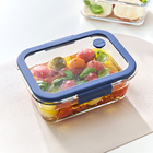 Pote De Vidro Retangular - Válvula Na Tampa - 460ml - Neoflam