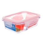 Pote De Vidro Tampa Hermética 1,04 L Com Divisória Invicta