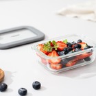 Pote De Vidro Tramontina Vittra 0,37 Litros Com Tampa Herméti