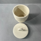 Pote Decorativo Cerâmica Bege 21x14,5cm