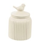 Pote Decorativo Em Cerâmica Passarinho 21cmx13,5cm Mart Colle