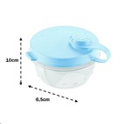 Pote Dosador Armazenar Leite Em Pó Para Bebê 3 Divisórias San