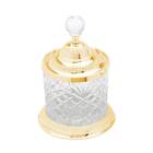 Pote Dourado Multiuso 21 5 Cm Cristal De Zamac Lyor