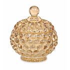 Pote Em Vidro Com Tampa Ambar