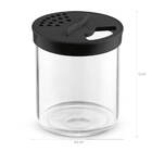 Pote Farinheiro Porta Mantimentos Transparente Com Tampa Pret