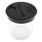 Pote Farinheiro Porta Mantimentos Transparente Com Tampa Pret